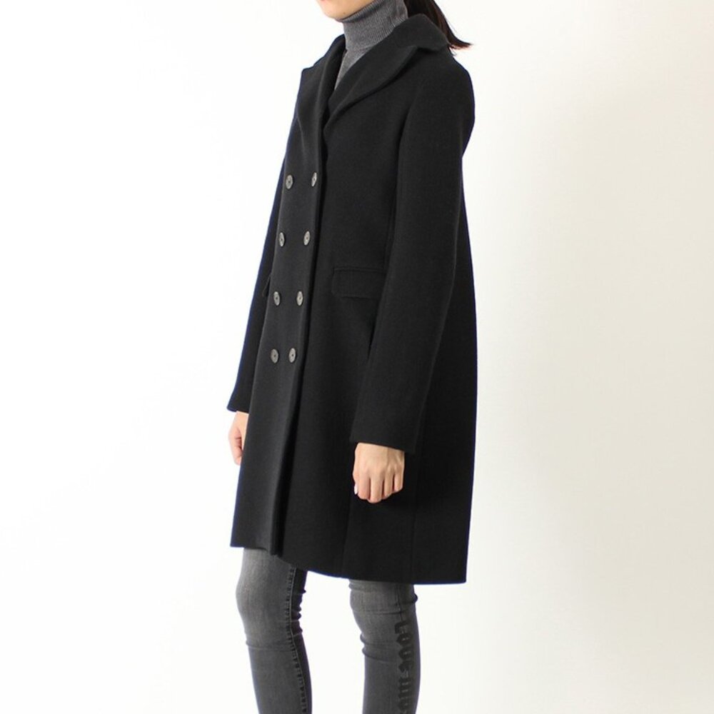 NWT - Carven Double Breasted Coat - Black🖤🧥